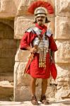 Jordan, Jerash, Reenactor, Roman soldier portrait