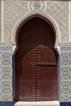 Archway with Door in the Souk, Marrakech, Morocco