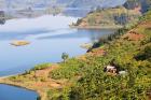 Lake Mutanda near Kisoro, Uganda