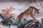 Tiger Painting on Outdoor Corridors, Zhongshan Park, Beijing, China