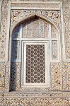 Agra, India, Geometric Window Design at the tomb of Itimad-ud-Dawlah
