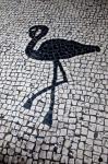 China, Macau Portuguese tile designs - flamingo, Senate Square