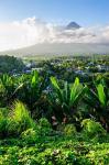 View From The Daraga Church On The Mount Mayon Volcano, Philippines