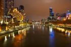 Australia, Victoria, Melbourne, Yarra River, City Skyline