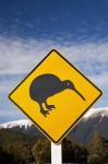 New Zealand, South Island, Road Sign, St Arnaud Range