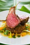 Spiced Lamb Rack cuisine, Antigua, Caribbean