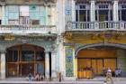 Old building in the historic center, Havana, Cuba