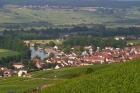 View of Vallee de la Marne River and Vineyards