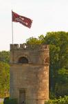 Tower in Vineyard at Chateau Cos d'Estournel, France