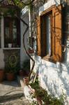 Building Detail, Lesvos, Mithymna, Northeastern Aegean Islands, Greece