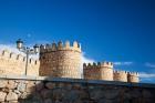 Spain, Castilla y Leon Scenic Medieval City Walls of Avila