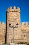 Spain, Castilla y Leon Scenic medieval city walls of Avila