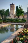 The Generalife Gardens in the Alhambra grounds, Granada, Spain