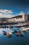 Town And Harbor View, Castro-Urdiales, Spain