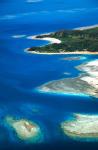 Aerial of Maolo Island, Mamanuca Islands, Fiji