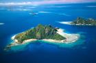 Aerial of Maolo Island, Mamanuca Islands, Fiji
