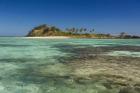 The turquoise waters of the blue lagoon, Yasawa, Fiji, South Pacific