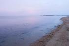 Early Morning on the Beach at Griswodl Point in Old Lyme, Connecticut