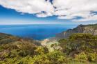Landscape View From Kalalau Lookout, Hawaii