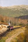The Cog Railroad on Mt Washington, New Hampshire