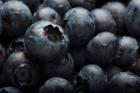 Close-Up Of Dark Blueberries