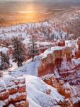 Sunrise Point After Fresh Snowfall At Bryce Canyon National Park