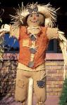 Scarecrow in Suburban Yard at Halloween, Logan, Utah