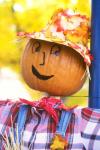 WA, Chelan, Halloween holiday Scarecrow