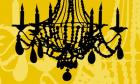 Chandelier 6 Yellow