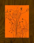 Wenge Wood Floral 2-Orange