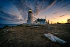 Twilight at Pemaquid Point