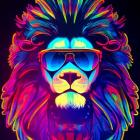 Sunglasses Lion Cool