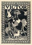 Victor Bicycles (vertical, monochrome)