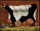 Live Simply Cow