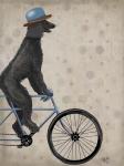 Poodle on Bicycle, Black