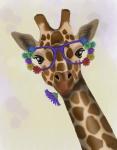 Giraffe and Flower Glasses 1