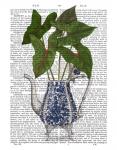 Chinoiserie Vase 4, With Plant Book Print