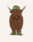 Highland Cow Fisherman