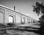 PERSPECTIVE VIEW OF SIDE - Norfolk and Western Freight Depot, Ninth and Eleventh Streets at bank of James River, Lynchburg