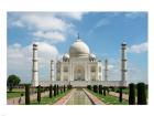 Taj Mahal, Agra, India With Green Trees