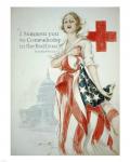 Harrison Fisher WWI American Red Cross Poster