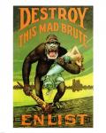 Destroy This Mad Brute' US Enlist Poster