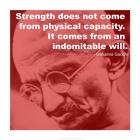 Gandhi - Strength Quote