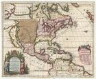 1698 Louis Hennepin Map of North America