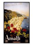 Amalfi, travel poster