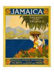 Jamaica, the gem of the tropics, travel poster, 1910