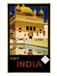 Visit India, travel poster, 1935