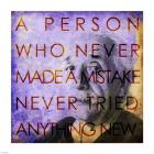 Einstein – Never Made a Mistake Quote