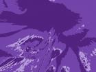 Amaryllis Pistils up close on Purple