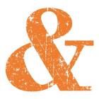 Orange Ampersand